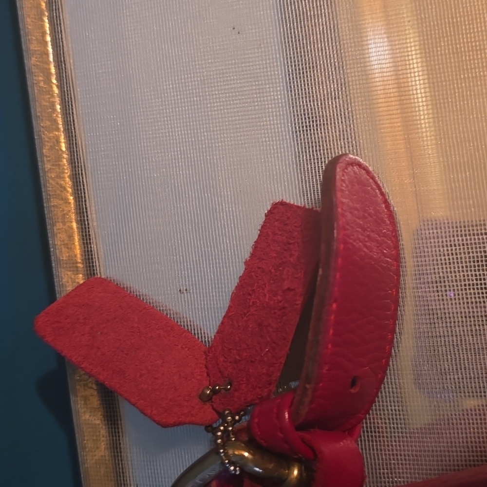 Coach Red  Leather Handbag - Picture 3 of 7